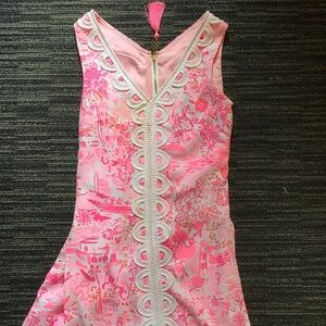 60s Style pink mini dress